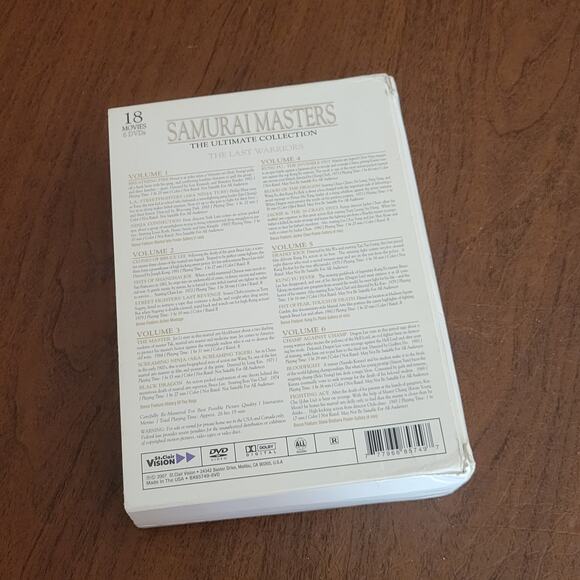 Samurai Masters: The Ultimate Collection (DVD, 6-Disc Set) - Picture 3 of 13